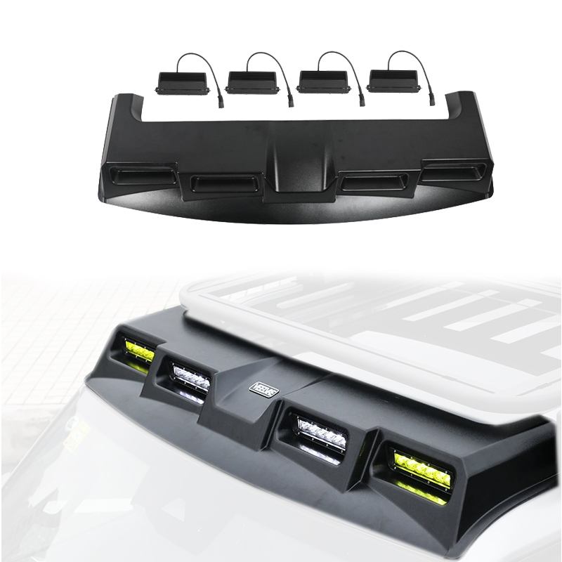 Travel Accessories For Car - Spojler dachowy z czterema reflektorami LED