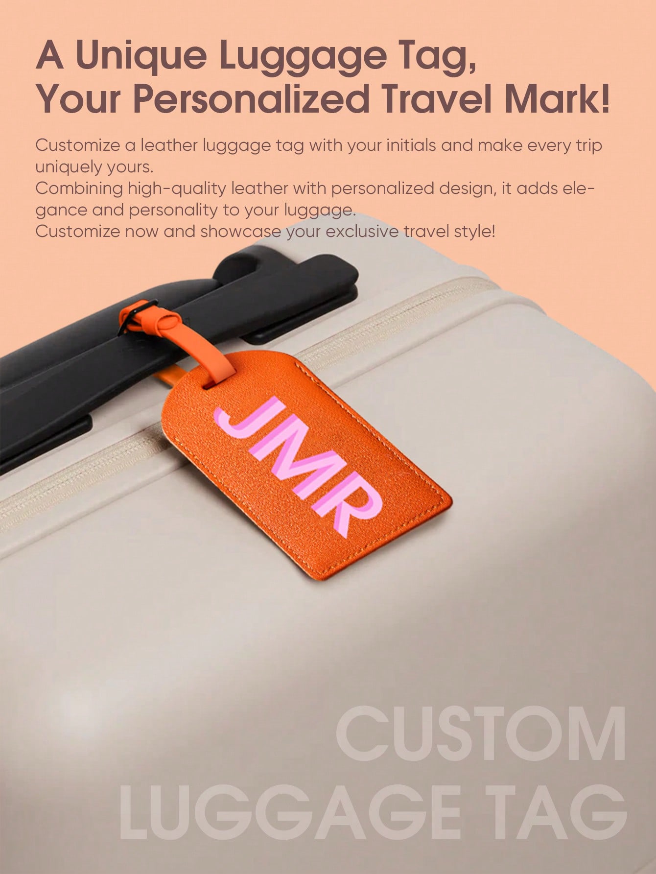 Personalizowana zawieszka do b – Luggage Tag Leather recenzja i cena
