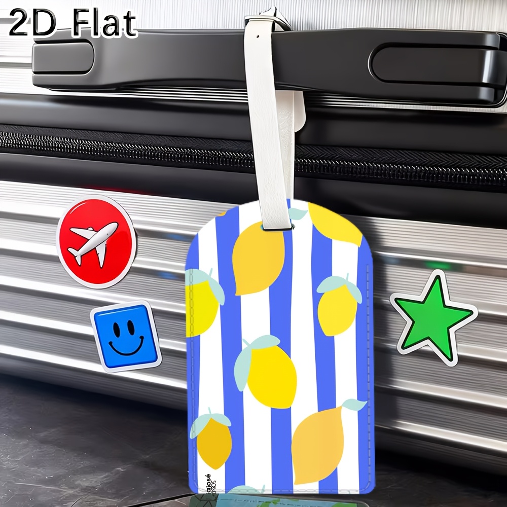Etykieta na bagaż z motywem cy – Luggage Tag Leather recenzja i cena
