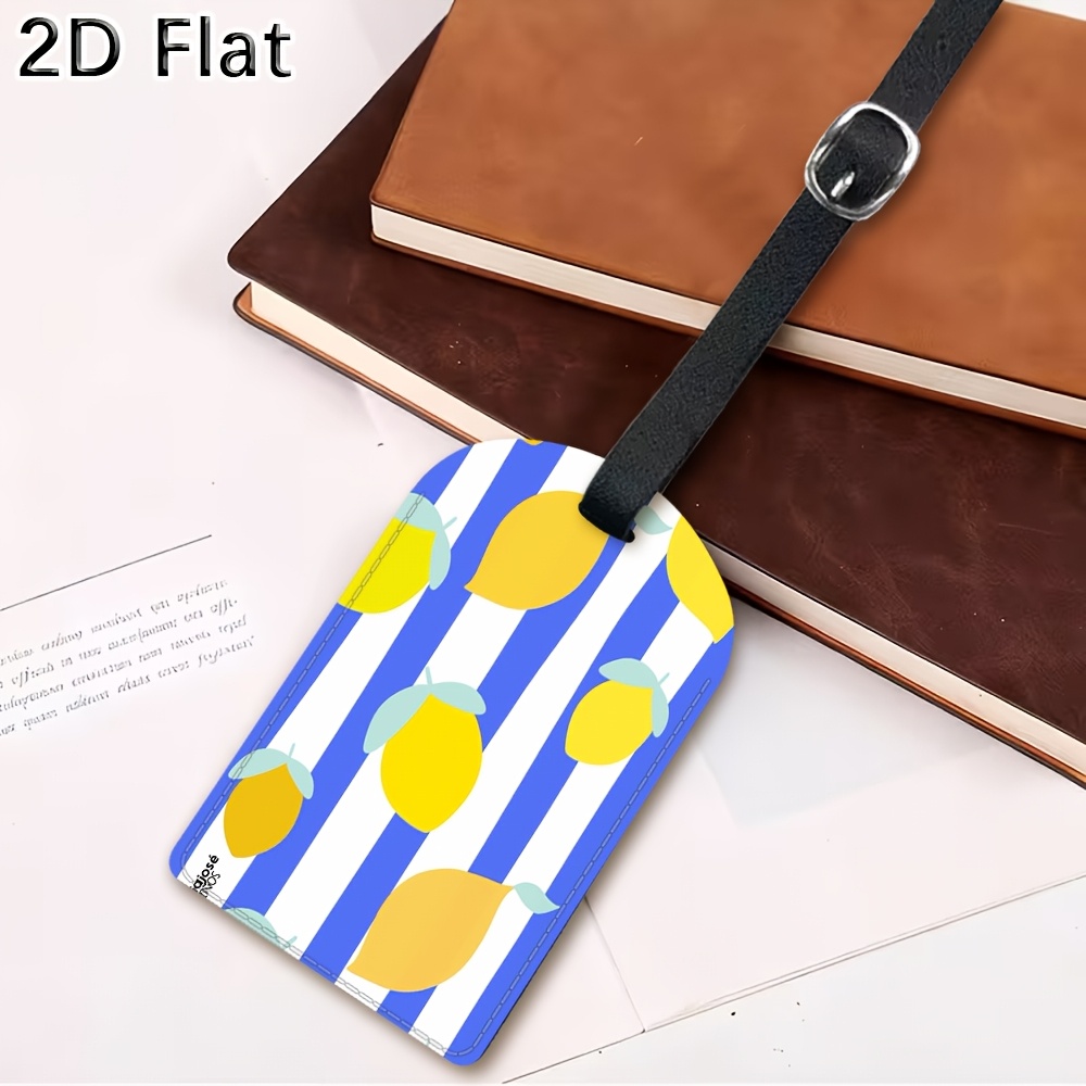 Etykieta na bagaż z motywem cy – Luggage Tag Leather recenzja i cena