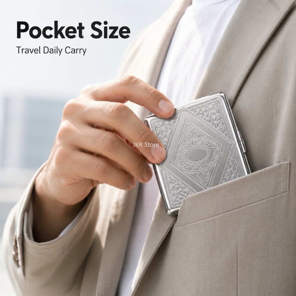 Pudełko na papierosy ze stali  – Travel Accessories recenzja i cena
