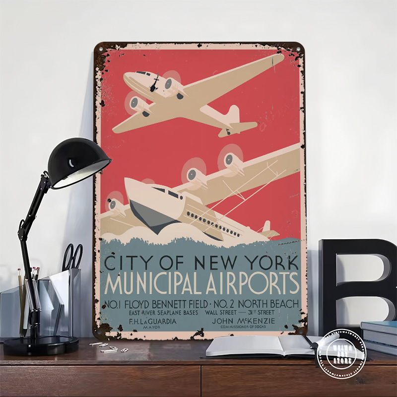 Plakat z nadrukiem vintage z l – Travel Accessories Nyc recenzja i cena