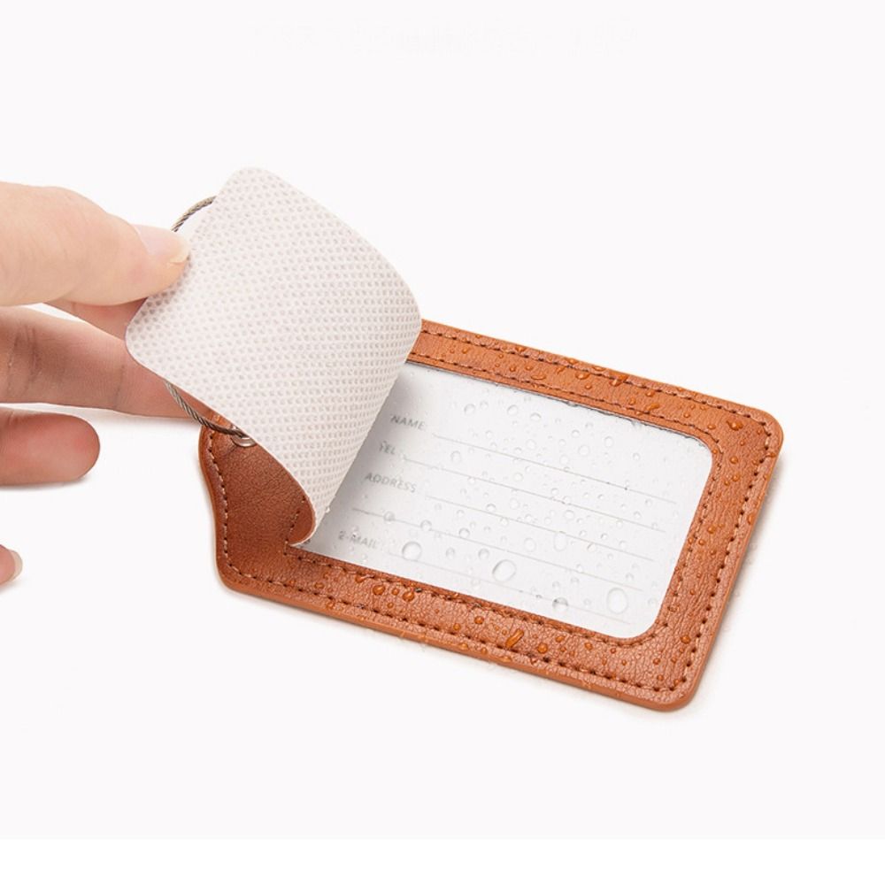 Damskie Męskie Smycze z Linką  – Luggage Tag Leather recenzja i cena