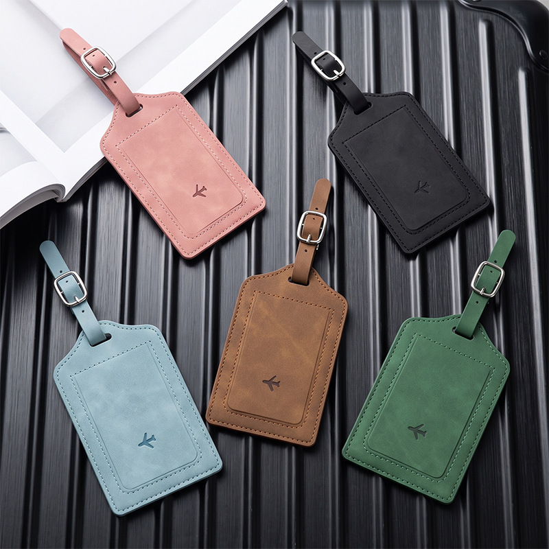 1 szt. etykieta na bagaż z PU  – Luggage Tag Leather recenzja i cena