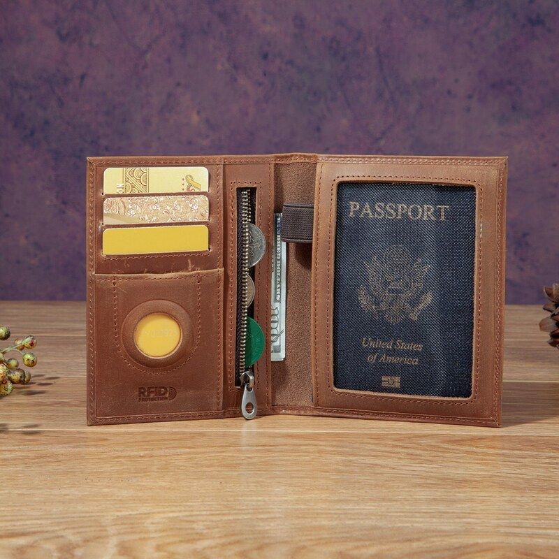 Modny unisexowy skórzany portf – Passport Holder Rfid recenzja i cena